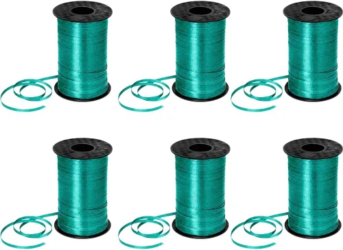 Miniatura 47 de PMU Tira de cinta rizadora negra de 500 yardas x 3/16 pulgadas para envolver regalos, decoración de cumpleaños, celebraciones, fiestas, accesorios