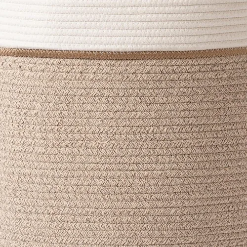 Miniatura 6 de LA JOLIE MUSE Cestas de Almacenamiento de Cuerda Tejida - Cesta Alta de Algodón para Ropa Sucia, Juguetes para Niños y Cesto para Ropa de Guardería