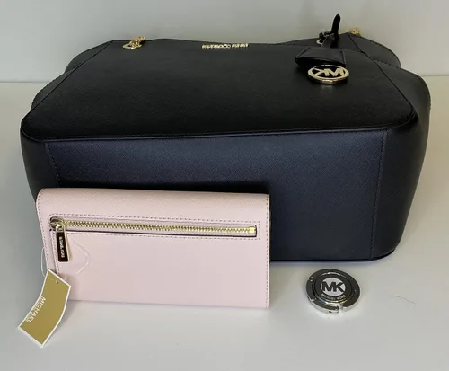 Miniatura 5 de Michael Kors MICHAEL Michael Kors Jet Set Travel Large Chain Shoulder Tote bundled Jet Set Travel Trifold Wallet
