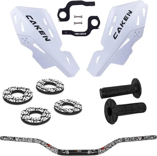 Miniatura 12 de Manillar universal de 28 mm con protectores de manos y kit de soporte CNC para moto de motocross, ATV, scooter para CRF KLX KX LTR TRX SX SXF EXC