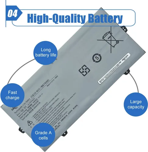 Miniatura 5 de AA-PBRN4ZU Batería de repuesto para Samsung Tablet Samsung 950QCJ 930QCJ 950XCJ 930XCJ AAPBRN4ZU NP930QCG 950QCG Series Laptop (15.4V 69.7Wh)
