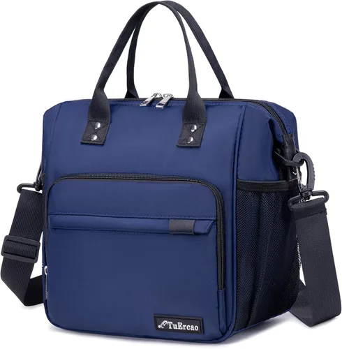 Miniatura 25 de TuErCao - Linda lonchera con forma de fresa para mujeres; bolsas de almuerzo para el trabajo, lonchera pequeña con aislamiento para pícnic, viaje
