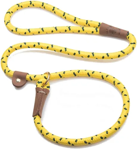 Miniatura 17 de Mendota - Correa deslizante para mascotas, combo de correa y collar para perro, fabricado en los Estados Unidos, amatista, 1/2 pulgadas x 4 pies
