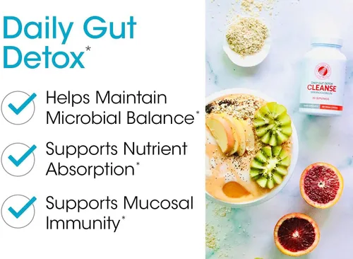 Miniatura 5 de Silver Fern Kit de rehabilitación intestinal - Suministro para 30 días - Limpieza diaria (1 botella = 120 cápsulas) y probiótico definitivo