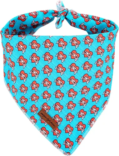 Miniatura 35 de Unique Style Paws Bandanas para perros, 1 unidad, lavables, de algodón, triangular, para otoño, con margaritas de abeja, para perros y gatos