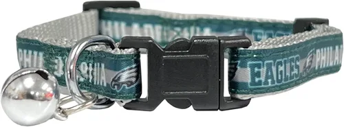 Miniatura 18 de Collar de gato NFL Arizona Cardinals de raso Collar de equipo de fútbol americano para perros y gatos. Un collar de gato brillante y colorido