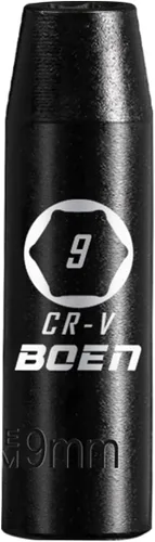 Miniatura 10 de BOEN Toma de impacto profundo de 1/2 pulgada, enchufe premium de 5/16 pulgadas, SAE, 6 puntos, acero Cr-V con marcado láser, fuerte y duradero