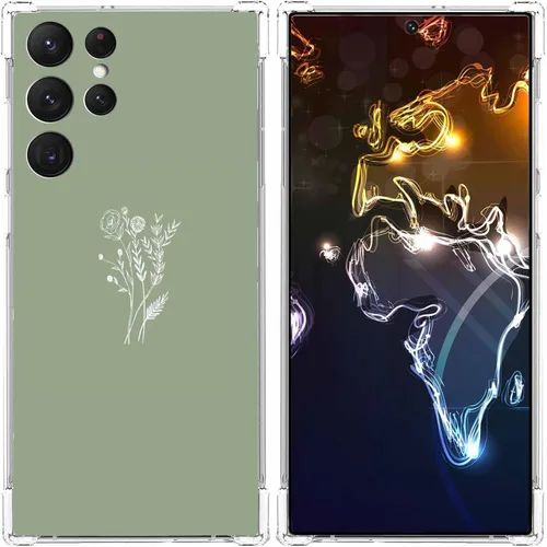 Miniatura 50 de Funda estética de collage para Samsung Galaxy S23 Ultra, patrón de citas positivas, funda de TPU suave de moda compatible con Galaxy S23 Ultra
