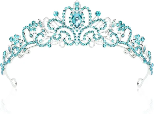Miniatura 34 de CIEHER - Tiaras y coronas para mujeres y niñas - Regalos de corona para novia, boda, graduación, cumpleaños y Navidad