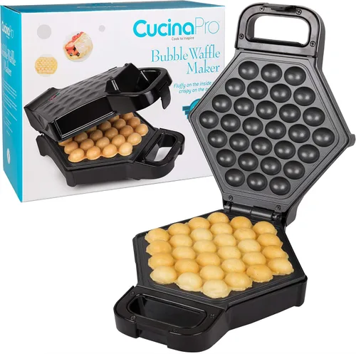 Miniatura 9 de Waflera de burbujas CucinaPro, Negro