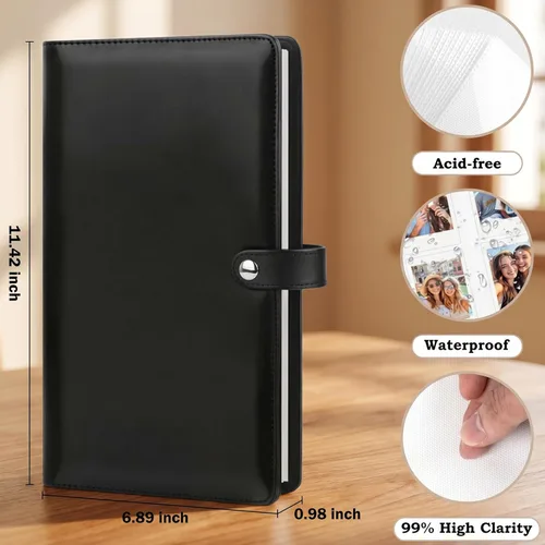 Miniatura 6 de Faux Leather Hardcover Album for Polariod 2x3 Inch Pictures/Fujifilm Instax Mini Photos, 432 Pockets for Fujifilm Instax Mini Instant Camera