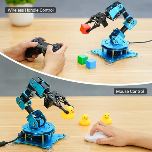 Miniatura 6 de LewanSoul Brazo robótico para programación de codificación Arduino 6DOF STEM Kit de brazo de robot de construcción educativo, brazo robótico