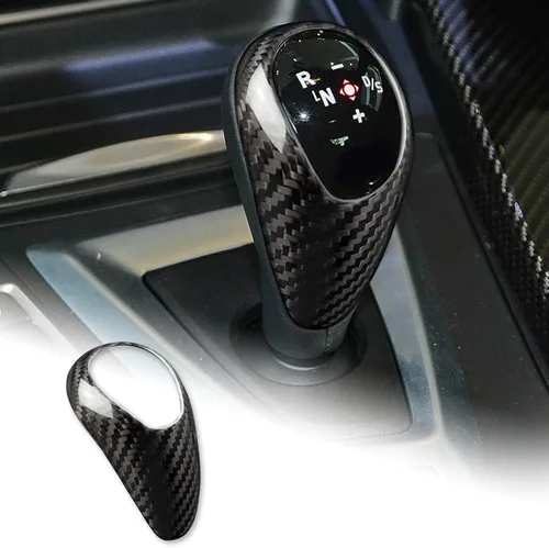 AIRSPEED Cubierta interior de la perilla de la palanca de cambios para BMW M2 F87 M3 F80 M4 F82 M5 F83 F10 F12 F13 X5M F85 X6M F86 accesorios, fibra