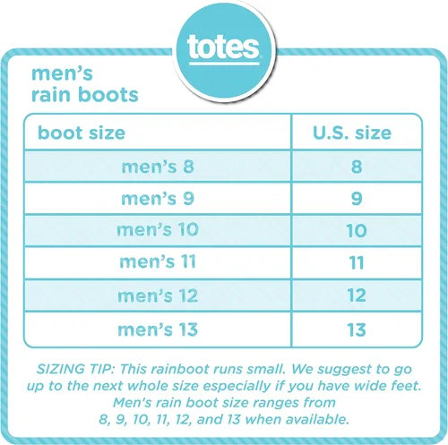 Miniatura 7 de totes Men's Everywear Chelsea Rain Boots Ankle