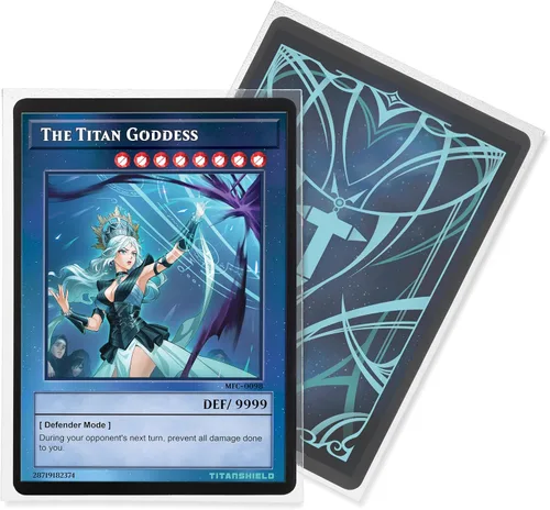 Miniatura 2 de TitanShield (150 mangas) tamaño pequeño japonés, fundas para tarjetas de comercio para Yu-Gi-Oh, Pelea de cartas Vanguard & More Transparente