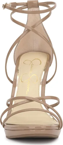 Miniatura 2 de Jessica Simpson Sandalias de vestir con tiras de diamantes de imitación para mujer