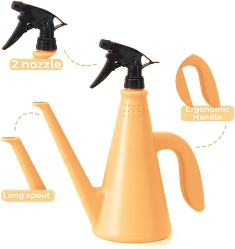 Miniatura 4 de Regadera para plantas con pulverizador, regadera 2 en 1 para interiores y exteriores con botella Mister para plantas, regaderas