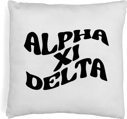 Miniatura 19 de sockprints Mod Alpha Chi Omega - Funda de almohada de 18 x 18 pulgadas, fundas de almohada de hermandad de mujeres - Almohada decorativa