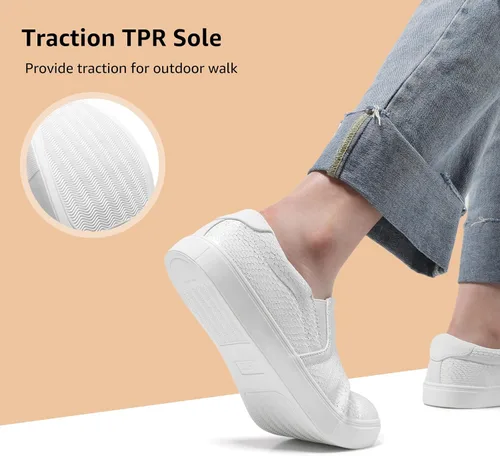Miniatura 5 de STQ Slip On Shoes for Women Comfort Fall Loafers Soft Business Casual Sneakers