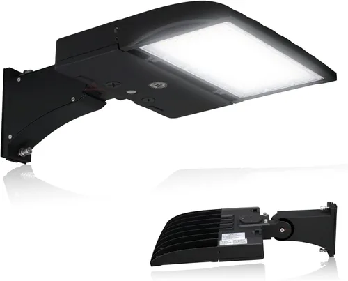 Miniatura 46 de RuggedGrade NextGen III - Luz LED para caja de zapatos de 300 W, 42,000 lúmenes, blanco brillante de 5000 K, montaje de brazo, 277-480 V, carcasa