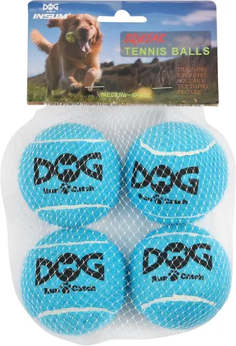 Miniatura 11 de INSUM Pelotas de tenis pequeñas para perros, paquete de 12 pelotas chirriantes de 2.0 pulgadas para razas pequeñas, certificación SGS no tóxicas