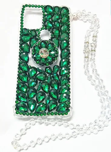 Miniatura 2 de Funda con función atril de diamantes para Moto G Pure, Moto G Power 2022, funda 3D hecha a mano con diamantes brillantes con purpurina para Motorola