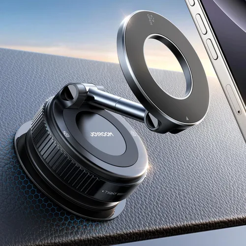 JOYROOM Soporte Magsafe para Coche, Soporte para Coche para iPhone con Imán Fuerte, Soporte de Ventosa de Succión de Metal de 360° para iPhone 17