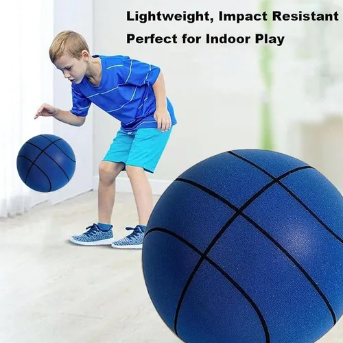 Miniatura 5 de Baloncesto silencioso, balón silencioso para interiores, baloncesto silencioso con asas, baloncesto de espuma silenciosa, baloncesto silencioso