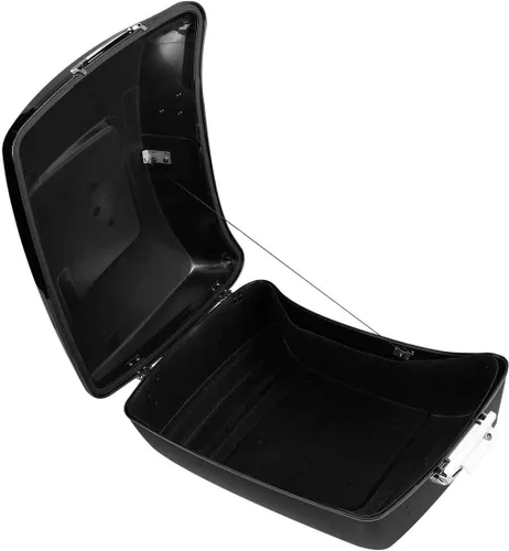 Miniatura 5 de TCMT King Caja de Maletero de Motocicleta con Respaldo Portaequipajes Soporte de Montaje 2 Up Compatible con Harley 2014-2025 Touring CVO Road King