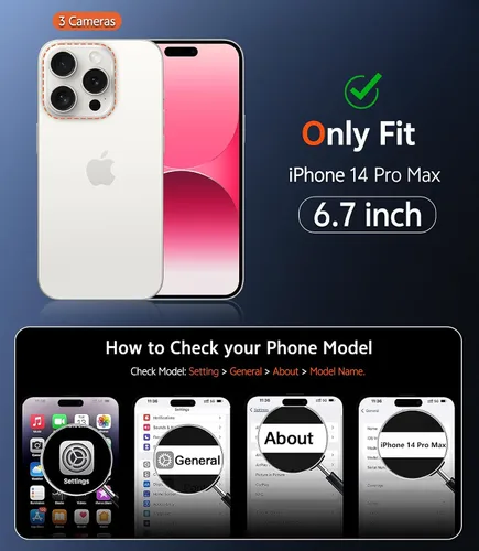 Miniatura 464 de FNTCASE Funda para iPhone 13 Pro-Max: Fundas magnéticas transparentes compatibles con Magsafe Slim anti amarillamiento protección contra caídas