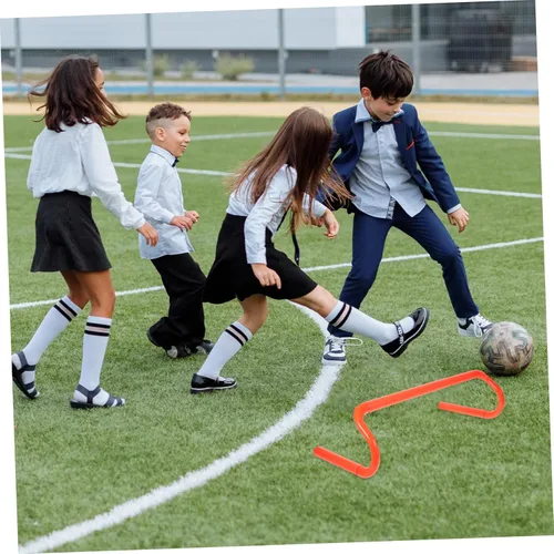 Miniatura 3 de INOOMP Entrenamiento de agilidad obstáculos para niños y niñas, equipo portátil para fútbol, fútbol y desarrollo de flexibilidad
