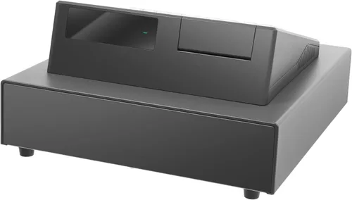 Miniatura 7 de Caja registradora pequeña de 39 llaves electrónica con cajón, caja registradora sin llave, impresión térmica rápida y silenciosa, pantalla de doble