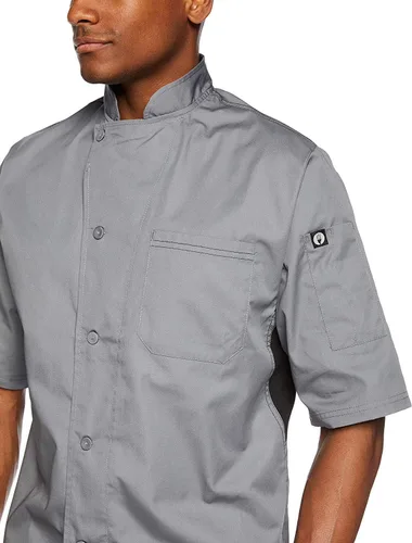 Miniatura 3 de Chef Works Men's Valais V-Series Chef Coat