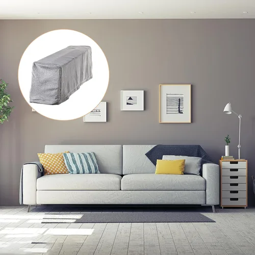 Miniatura 4 de BESPORTBLE Fundas elásticas para reposabrazos para sillas, sofá, sillón, sofás de terciopelo para el hogar, oficina, sofá reclinable, color gris
