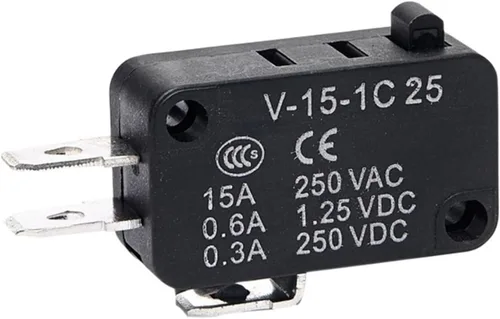 Miniatura 3 de HEXEH Interruptor de límite Micro Interruptores de viaje de límite de contacto plateado autorreset momentáneo V-15 V-151 V-152 V-153 V-154 V-155