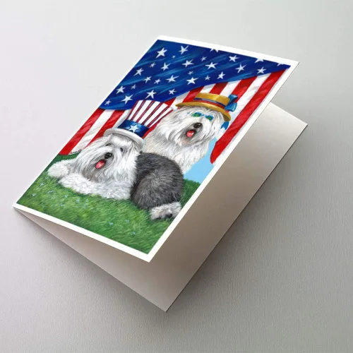 Miniatura 118 de Caroline's Treasures PPP3013GCA7P - Tarjetas de felicitación y sobres para mascotas de Basset Hound Teacher, paquete de 8 tarjetas en blanco