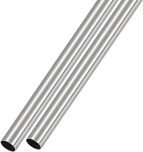 Miniatura 6 de METALLIXITY Tubo de acero inoxidable 304 (0.126 in de diámetro x 0.017 in de pared T x 11.811 in de largo), 2 piezas, tubo recto - para muebles