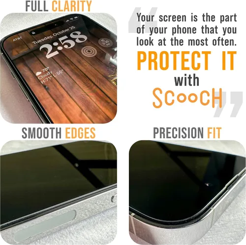 Miniatura 7 de Scooch Protector de pantalla 5 en 1 para iPhone 11 (paquete de 3) con protector de lente de cámara (paquete de 2) vidrio templado 9H de alta