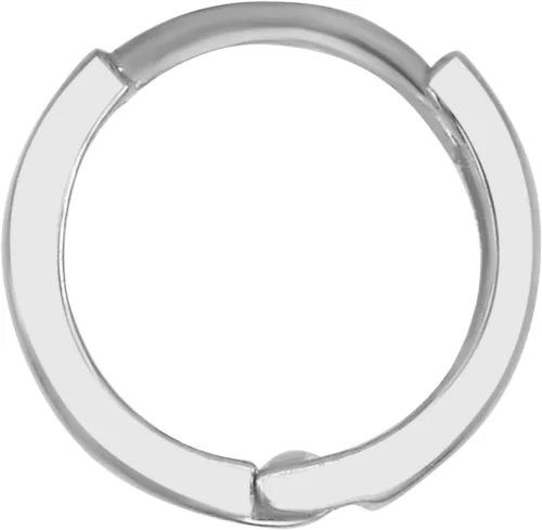 Miniatura 2 de Aretes en oro amarillo o blanco de 14K de 1.5mm de grosor (8x 8mm)