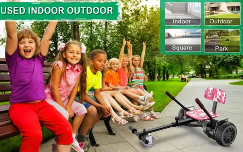 Miniatura 7 de CBD Accesorio de asiento para aeropatineta, accesorio de Go Kart para niños y adultos, traje ajustable de 6.5 pulgadas, 8 pulgadas/10 pulgadas
