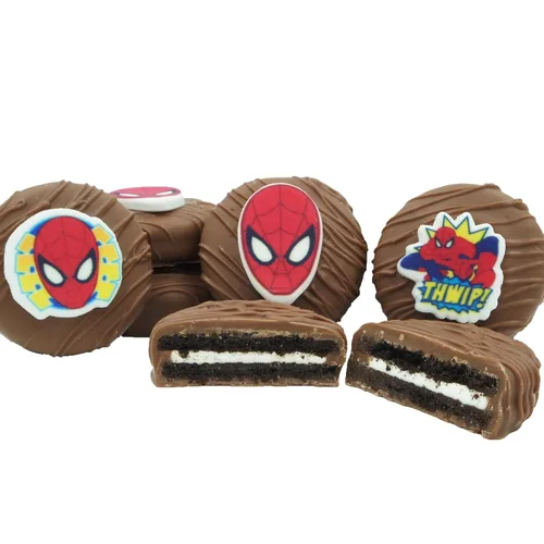 Miniatura 63 de Galletas de la marca Philadelphia Candies cubiertos por ambos lados de chocolate negro y con leche, y crema de cacahuete de la marca Nutter Butter
