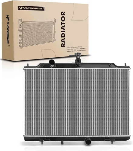 A-Premium Conjunto de radiador de refrigerante del motor compatible con Nissan NV200 2013-2021 y Chevrolet City Express 2015 2016 2017 2018, L4 2.0L