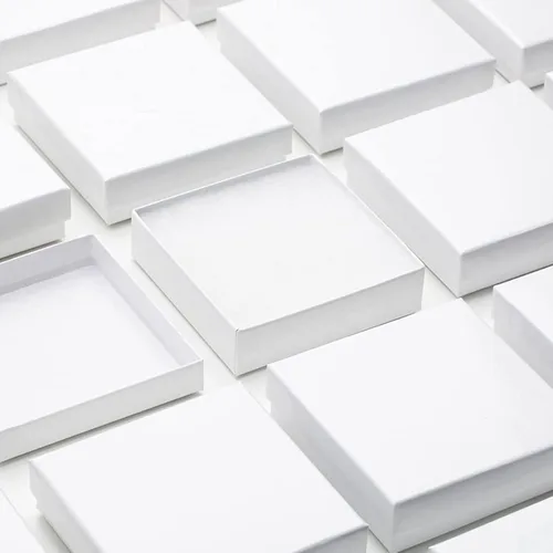 Miniatura 5 de batifine Cajas de regalo de joyería de cartón, paquete de 40 unidades, 3.5 x 3.5 x 1 pulgadas, caja de regalo pequeña con tapas, caja de joyería