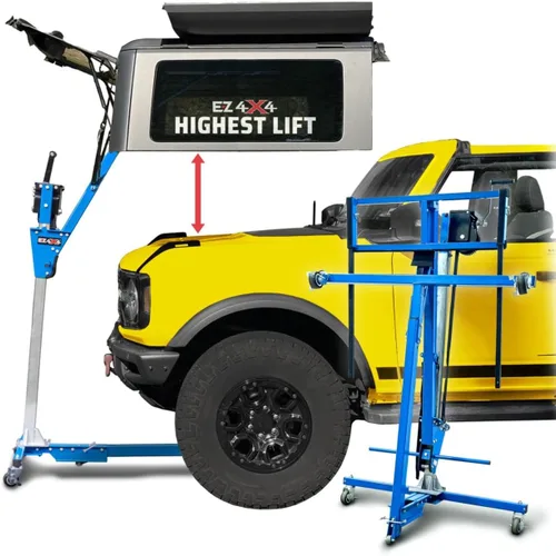 Miniatura 4 de EZLIFT - Elevador para Ford Bronco de 2 puertas, sistema de extracción para una sola persona, quita el techo duro en minutos, diseño patentado seguro