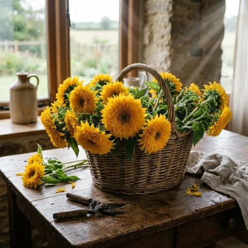 Miniatura 4 de 50 semillas de girasol Blue Teddy Bear - Impresionantes flores anuales para tu jardín sin OGM herencia del jardín - Instrucciones de plantación