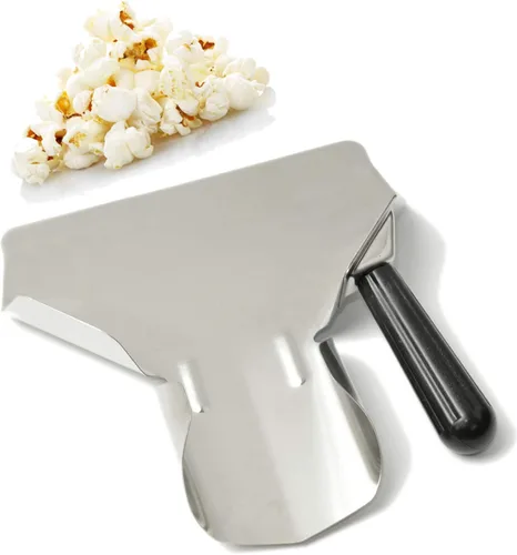 Miniatura 3 de Acero inoxidable Frita Bagger Scoop Chip Palomitas Bagger Ice Candy Snacks Postres Scooper, Mango derecho