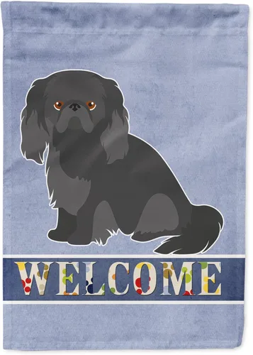 Miniatura 10 de Caroline's Treasures CK3647CHF - Bandera de bienvenida con diseño de bulldog francés, manga grande, para porche, para colgar en la pared, poliéster