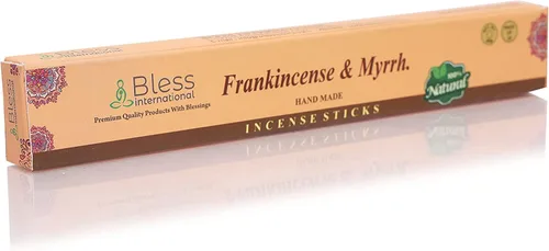 Miniatura 2 de Bless International varillas de incienso 100 % natural hechas a mano, sumergidas a mano, el mejor aroma Incienso y mirra