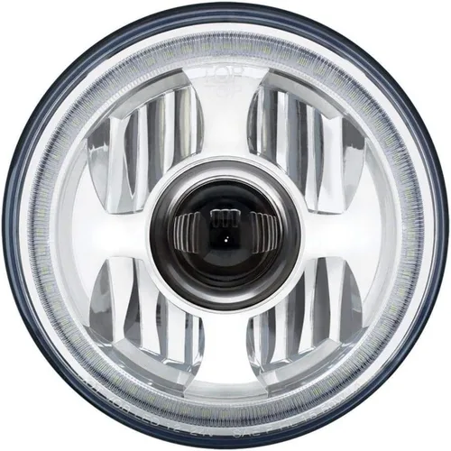 Miniatura 3 de United Pacific 7" faro de la proyección del poder más elevado LED con el anillo dual del halo de la función LED