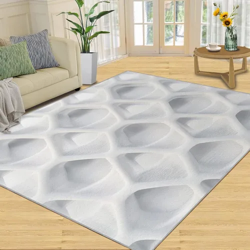 Miniatura 10 de Autumn Forest Rugs for Bedroom, Lake Forest Area Rug, Landscape Photo Rugs for Living Room, Indoor Non-Slip Rug, Machine Washable Carpet for Front